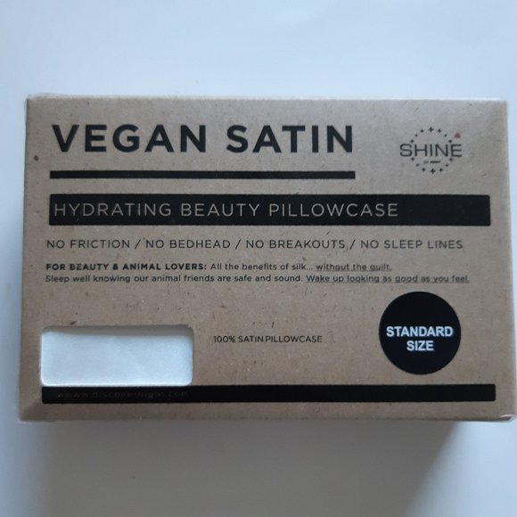 Vegan Satin Pillowcase - Picture 1 of 6